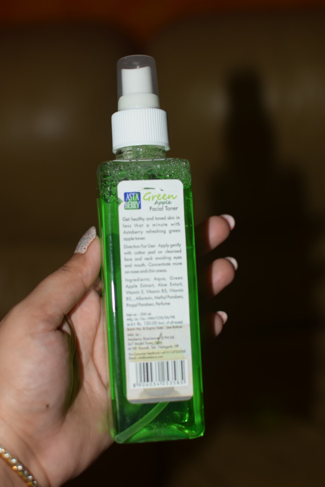 Astaberry Green Apple Toner Review! How to use a toner?