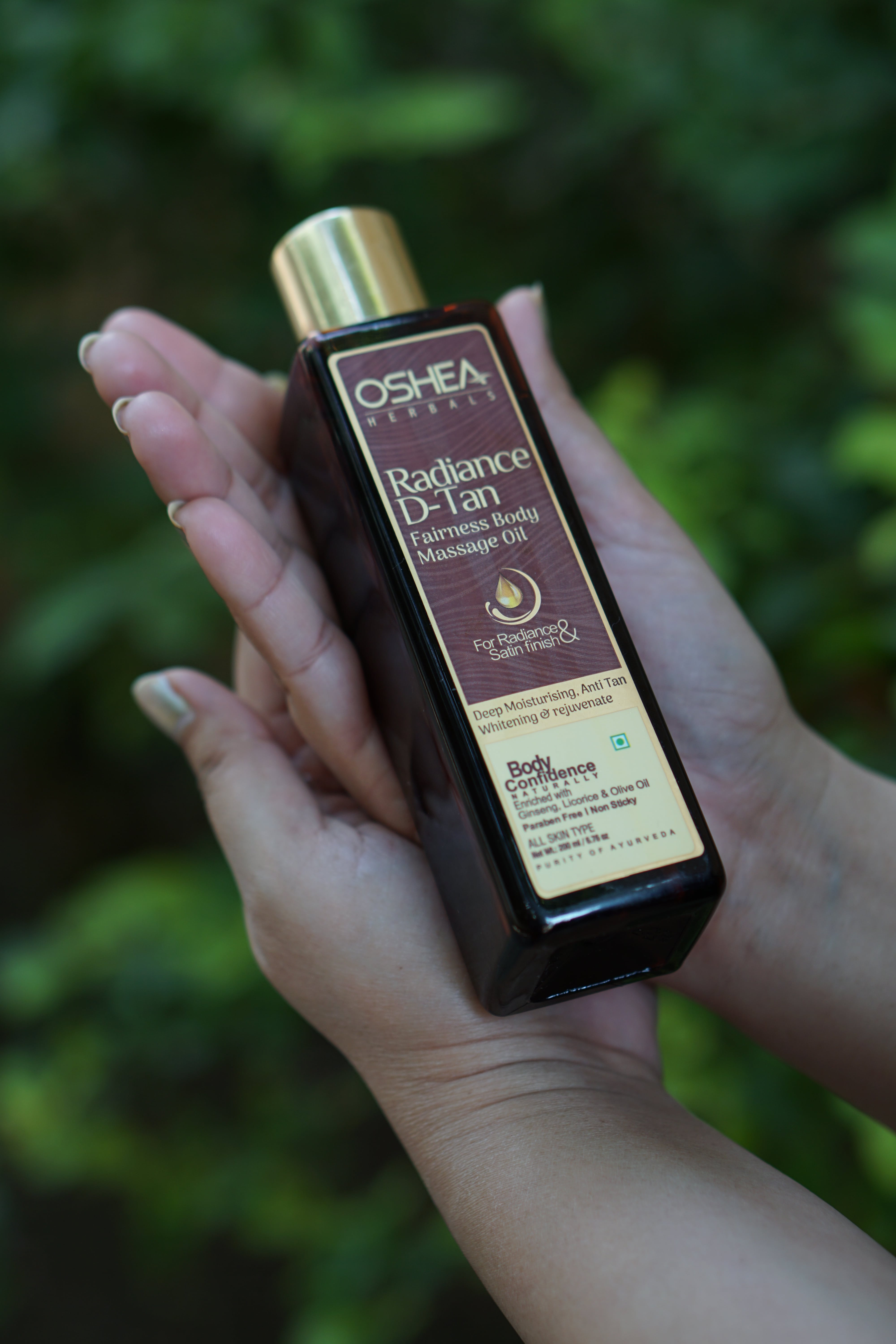 Oshea’s Radiance D-Tan Fairness Body Massage Oil Review